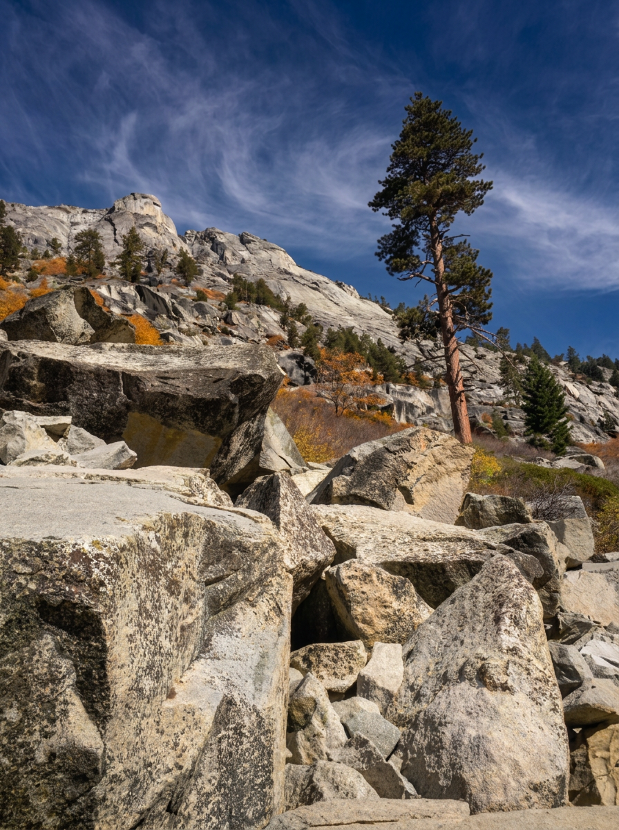 Mineral King Road through the high Sierra